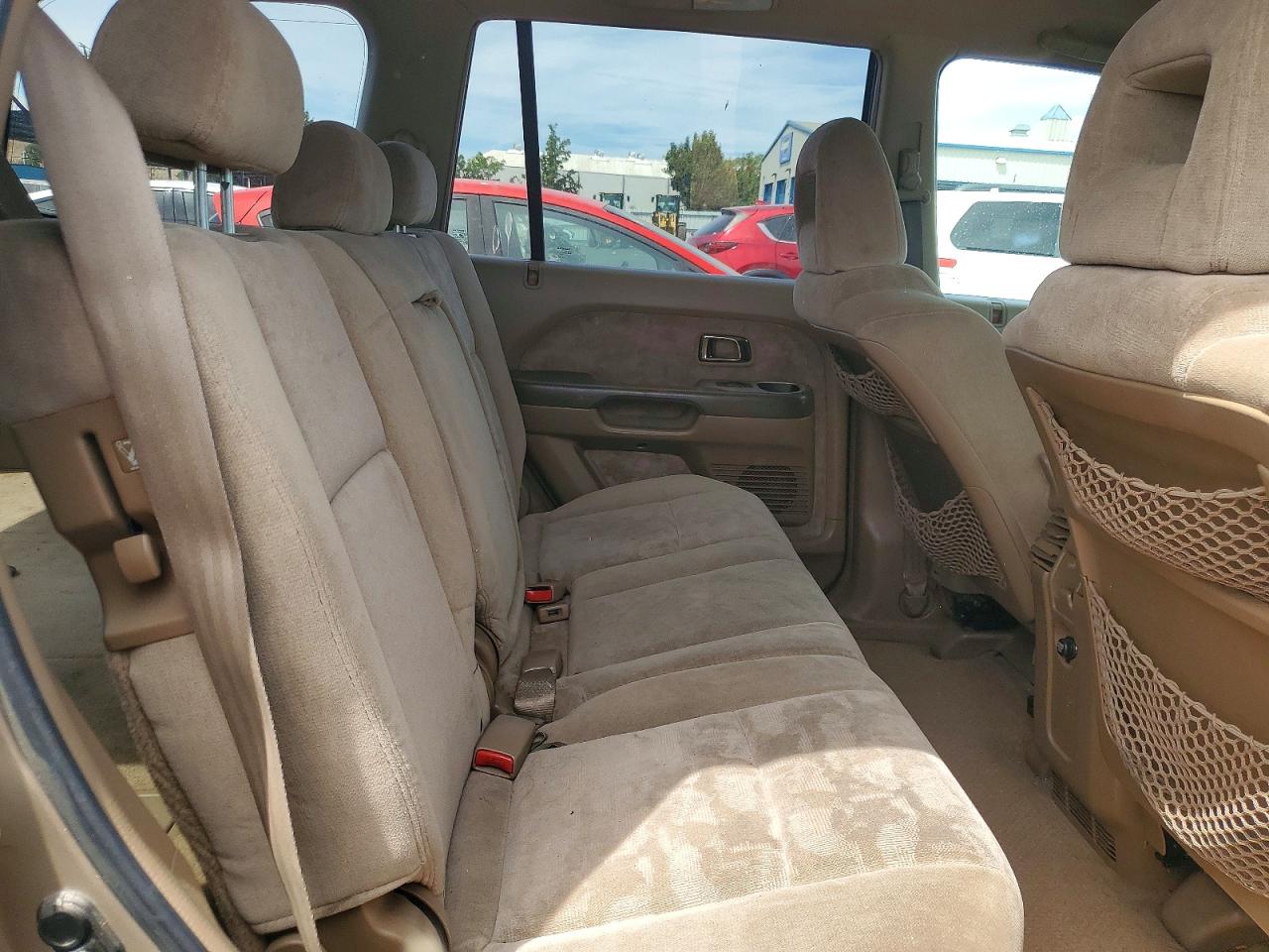 2004 Honda Pilot Ex Brown vin: 2HKYF18464H616678