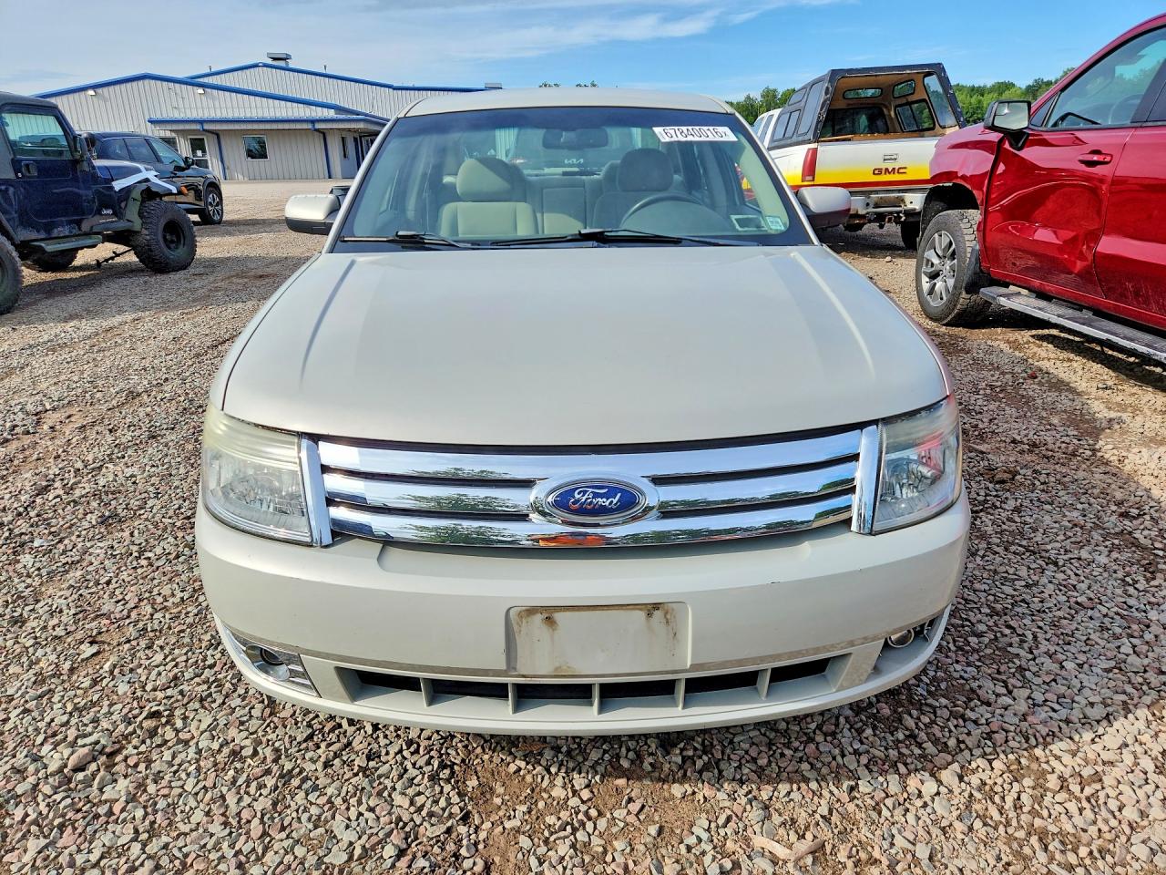 2008 Ford Taurus Sel White vin: 1FAHP24WX8G156726