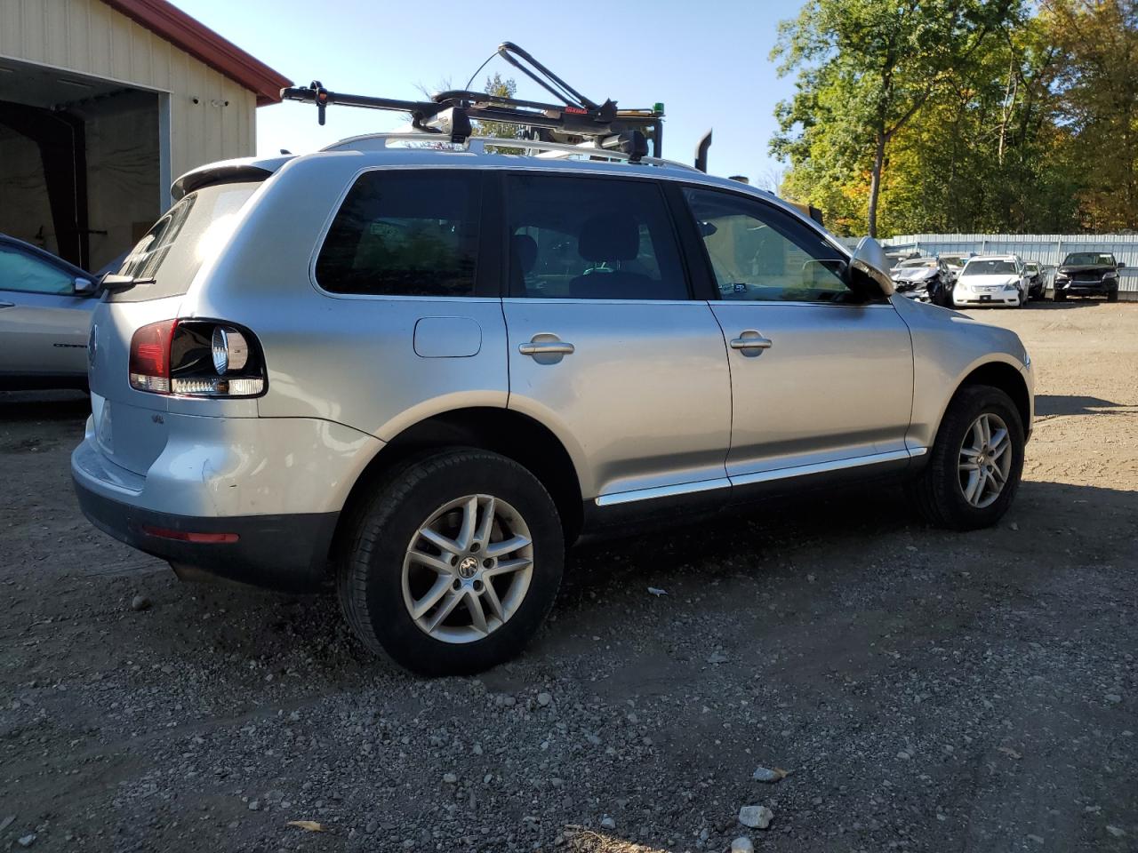 2008 Volkswagen Touareg 2 V6 Серебряный vin: WVGBE77L98D003434