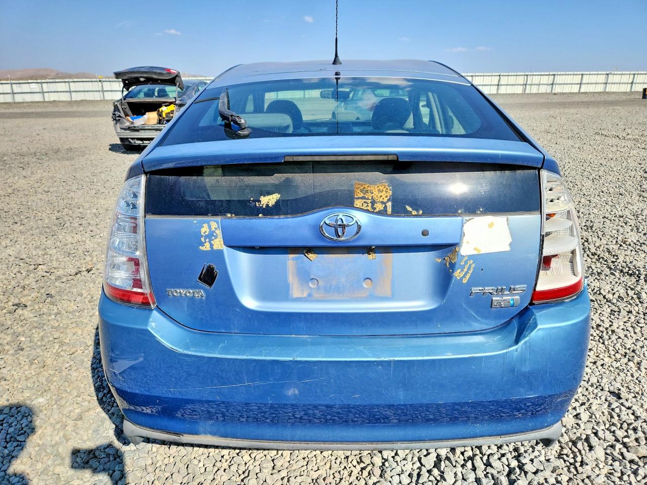 2007 Toyota Prius Base Blue vin: JTDKB20U877624759