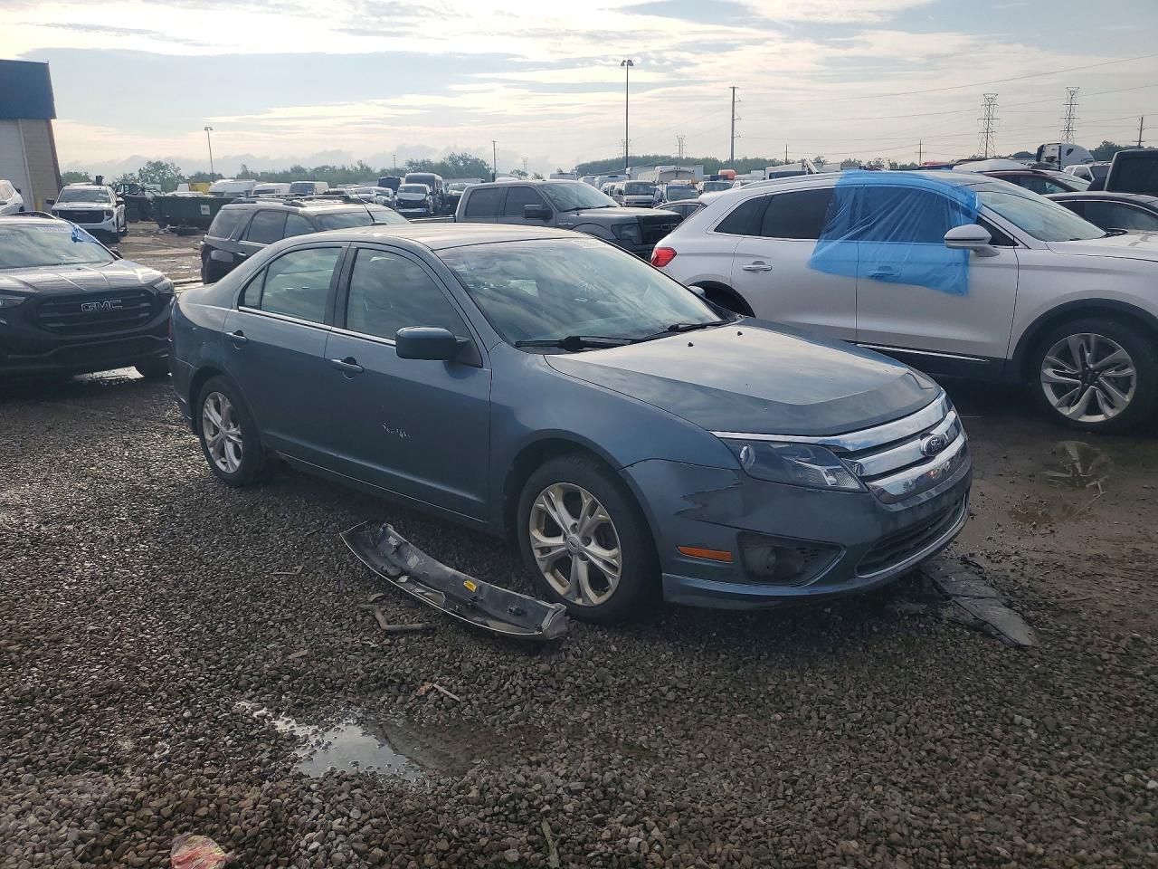 2012 Ford Fusion Se Blue vin: 3FAHP0HG8CR224093