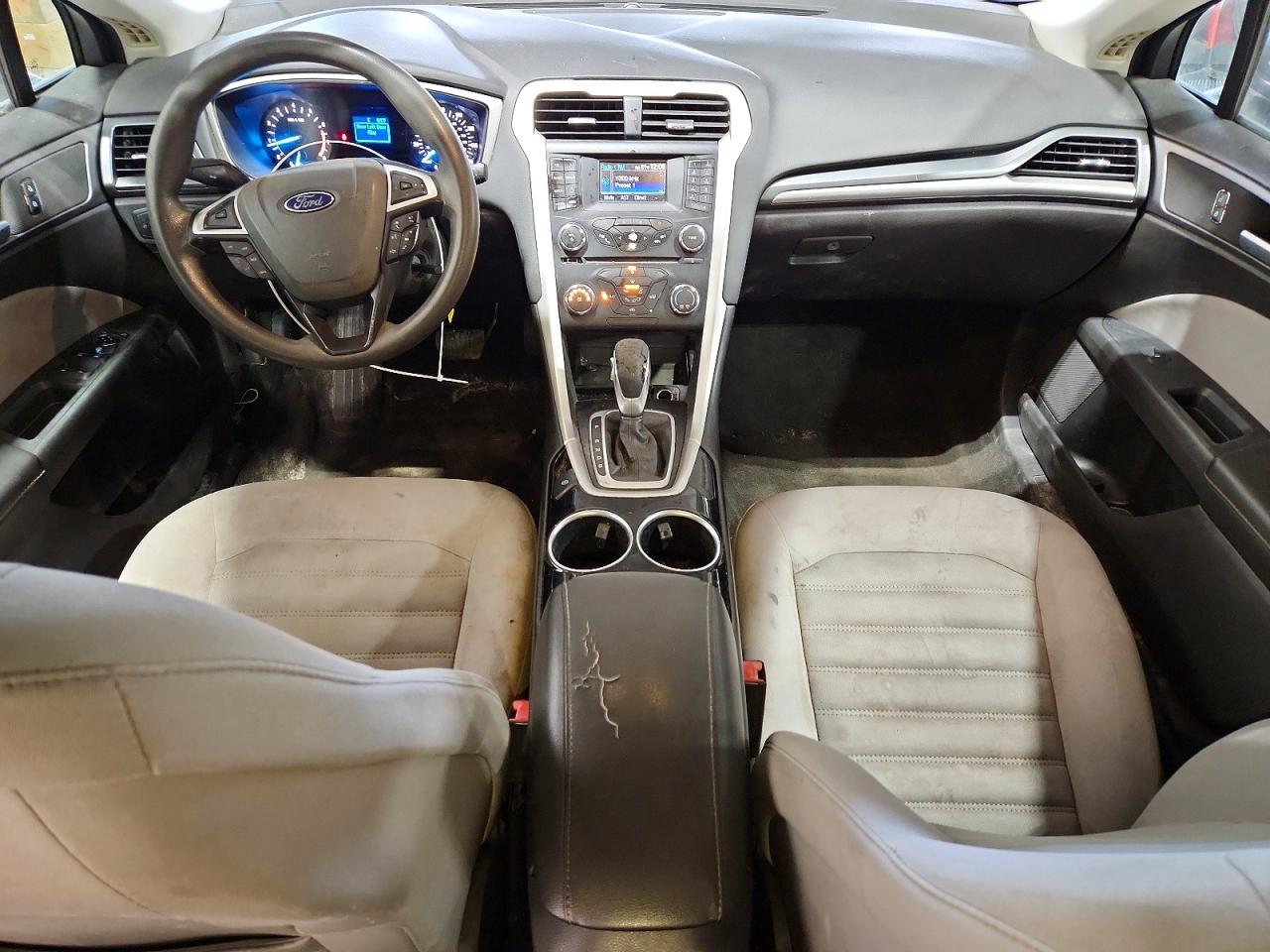 2013 Ford Fusion 4d Gray vin: 3FA6P0G76DR125718