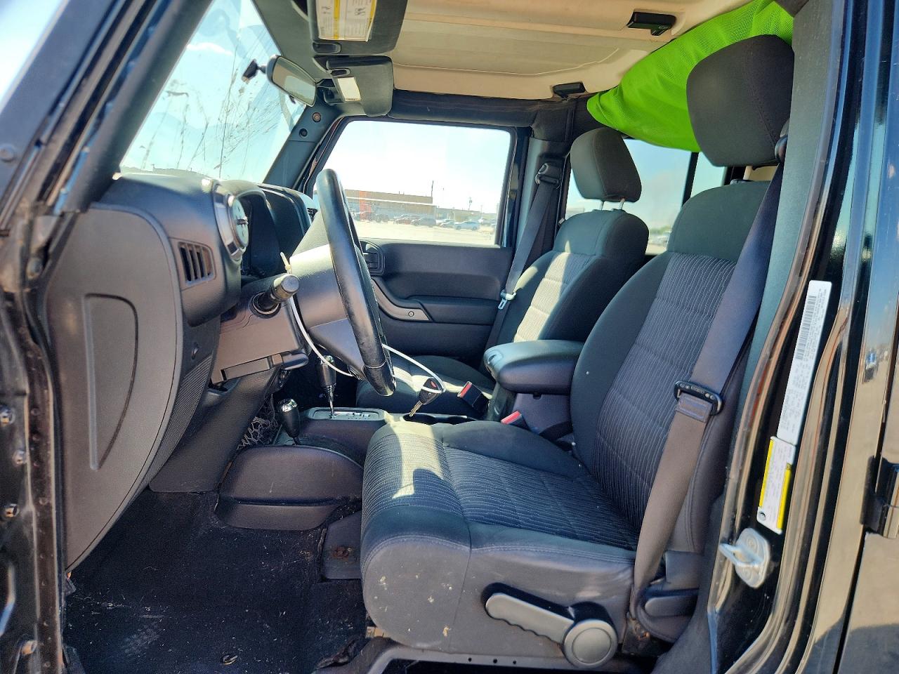 2012 Jeep Wrangler Unlimited Sport Black vin: 1C4HJWDG8CL221679