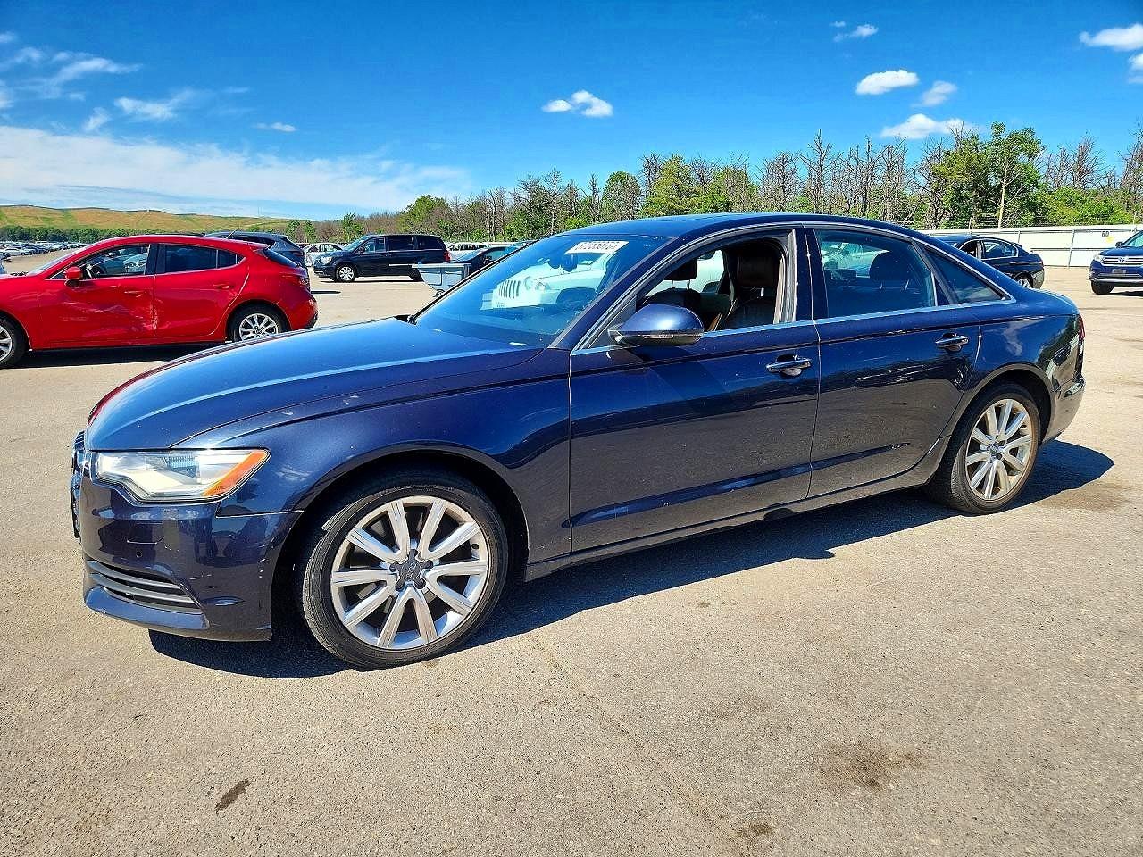 2015 Audi A6 Premium Plus Blue vin: WAUGFAFCXFN004117