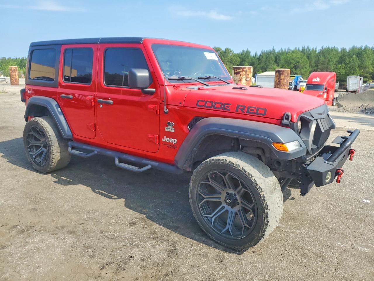 2019 Jeep Wrangler Unlimited Sport Red vin: 1C4HJXDG5KW528214