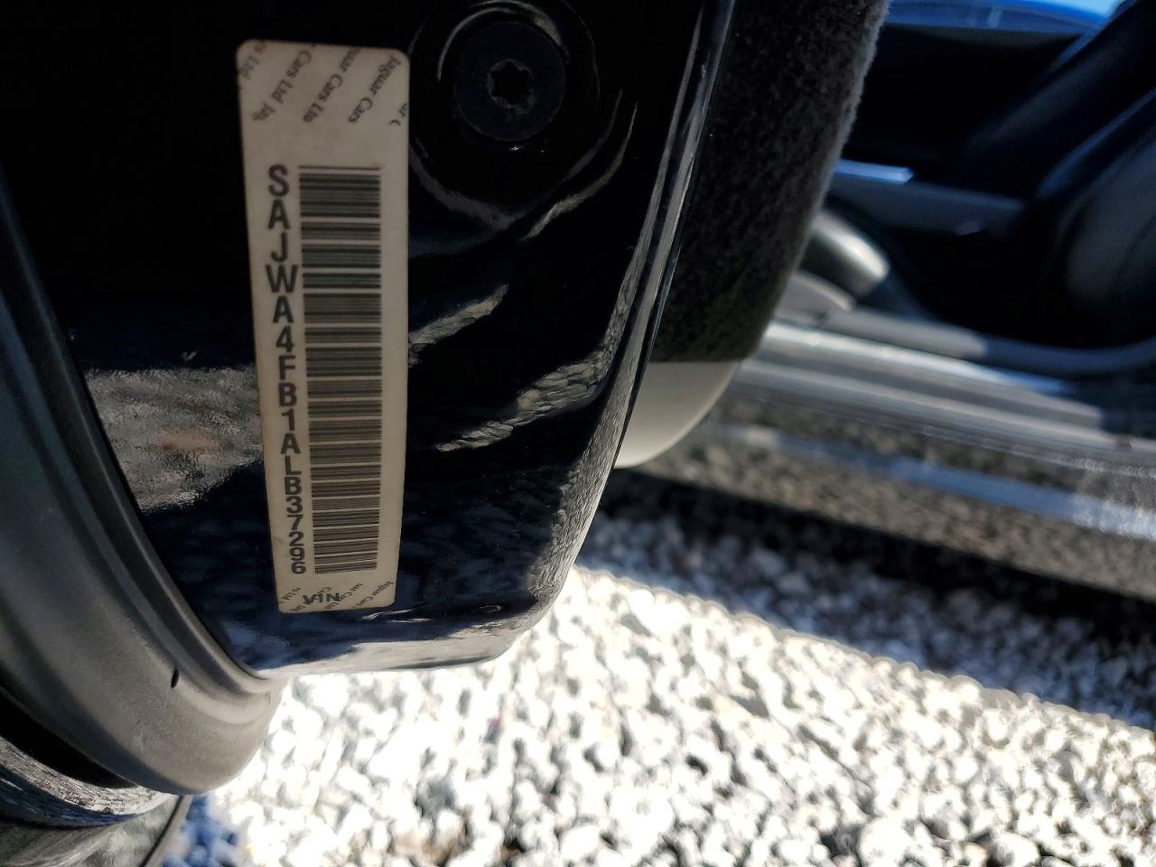 2010 Jaguar Xk Portfolio Black vin: SAJWA4FB1ALB37296
