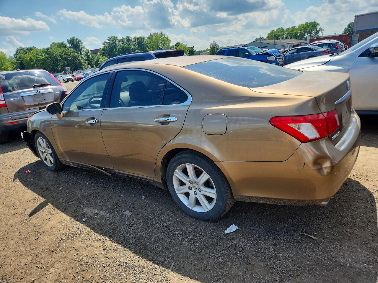2008 Lexus Es 350 Золотой vin: JTHBJ46GX82182340