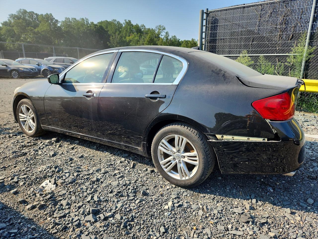 2011 Infiniti G25 Sedan X Black vin: JN1DV6AR5BM651495