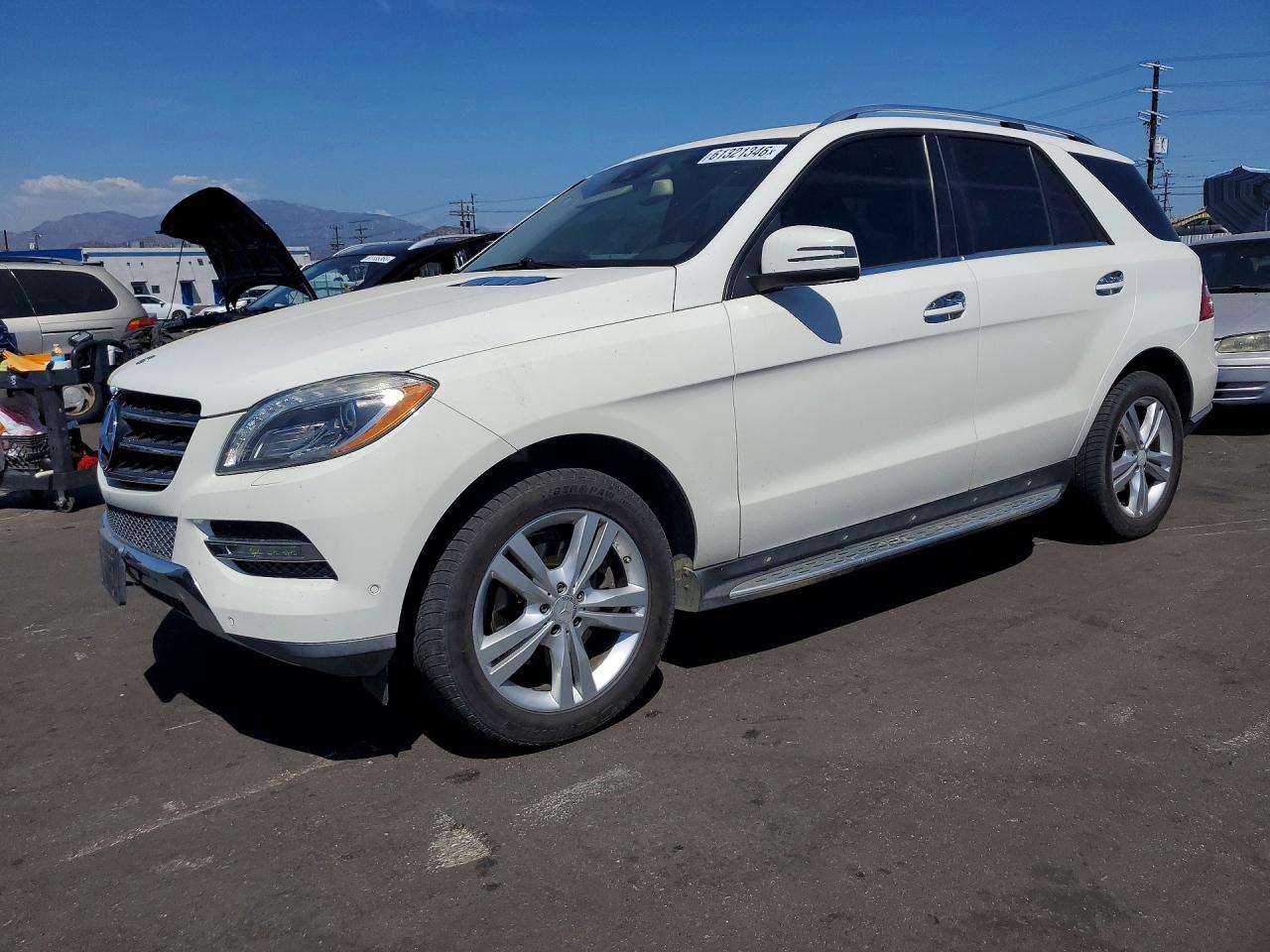 2013 Mercedes-benz Ml 350 4matic White vin: 4JGDA5HB4DA226670