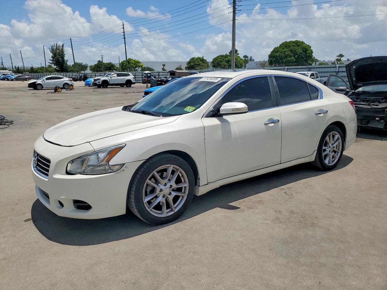 2010 Nissan Maxima 3.5 S White vin: 1N4AA5AP5AC830764