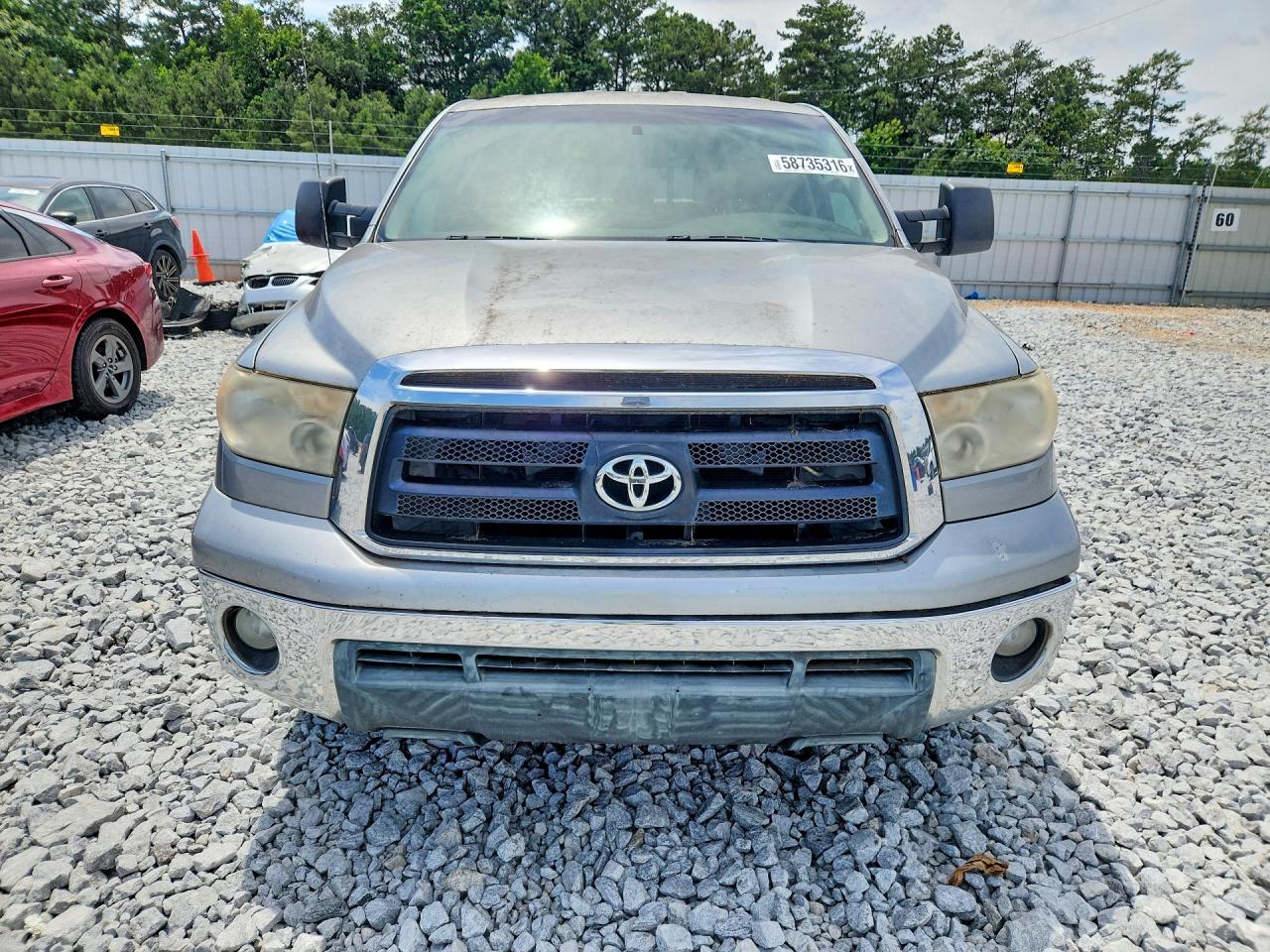 2011 Toyota Tundra Double Cab Sr5 Silver vin: 5TFRY5F12BX101578