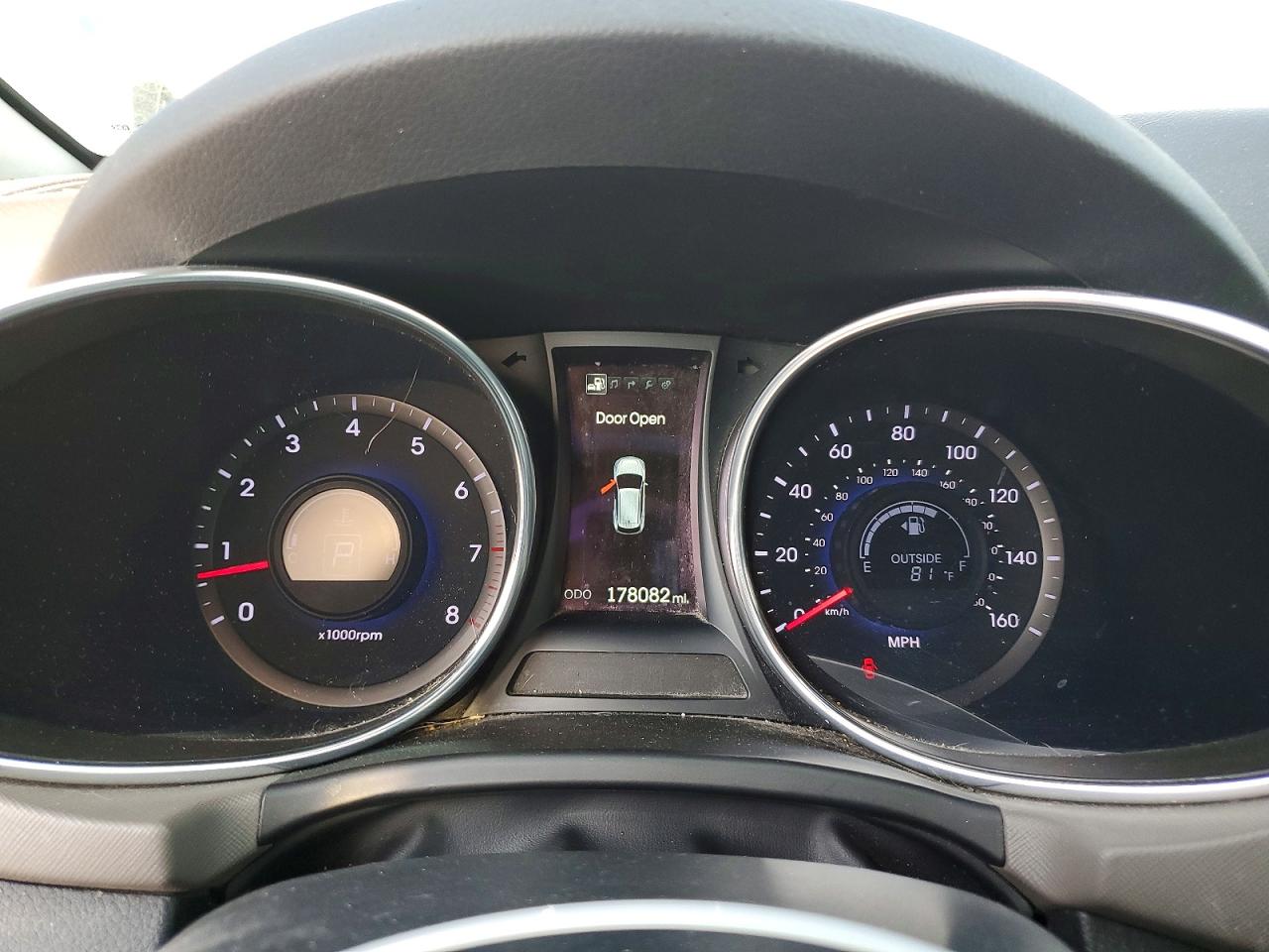 2015 Hyundai Santa Fe Gls Gray vin: KM8SR4HF1FU106064