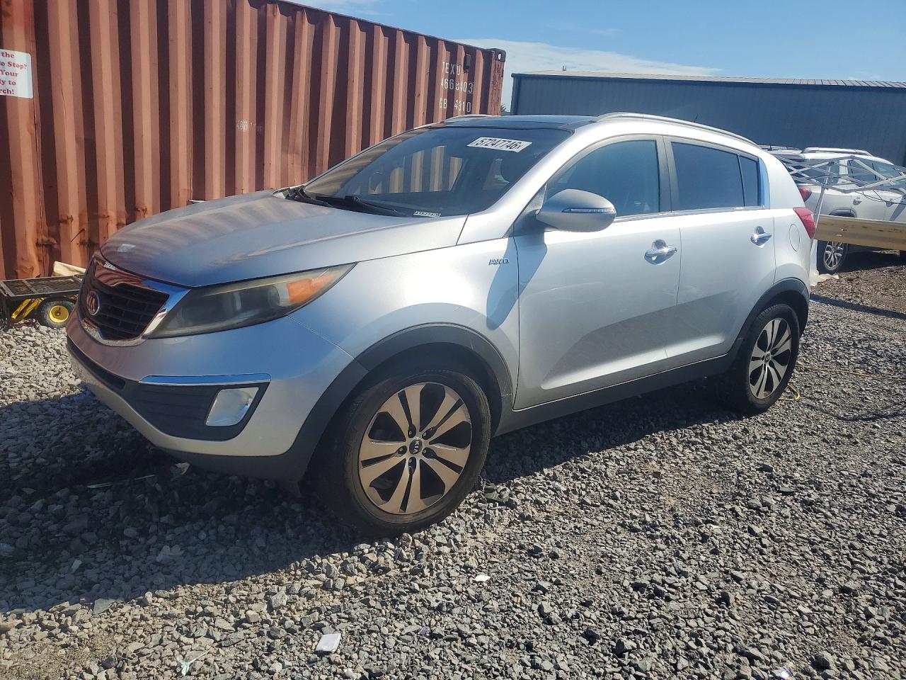 2013 Kia Sportage Ex Серебряный vin: KNDPCCA25D7438274