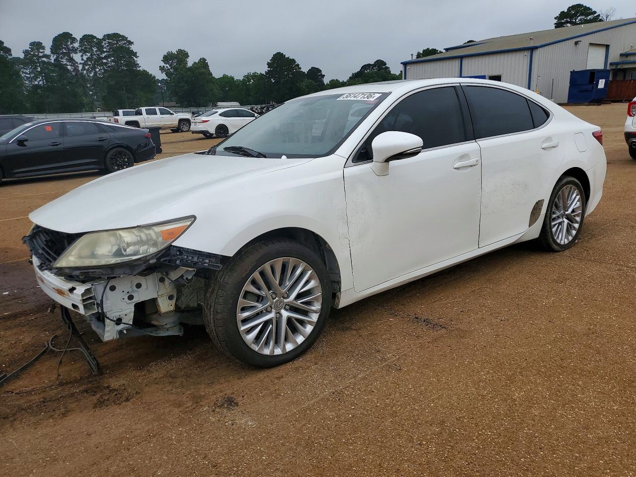 2013 Lexus Es 350 White vin: JTHBK1GG1D2027261