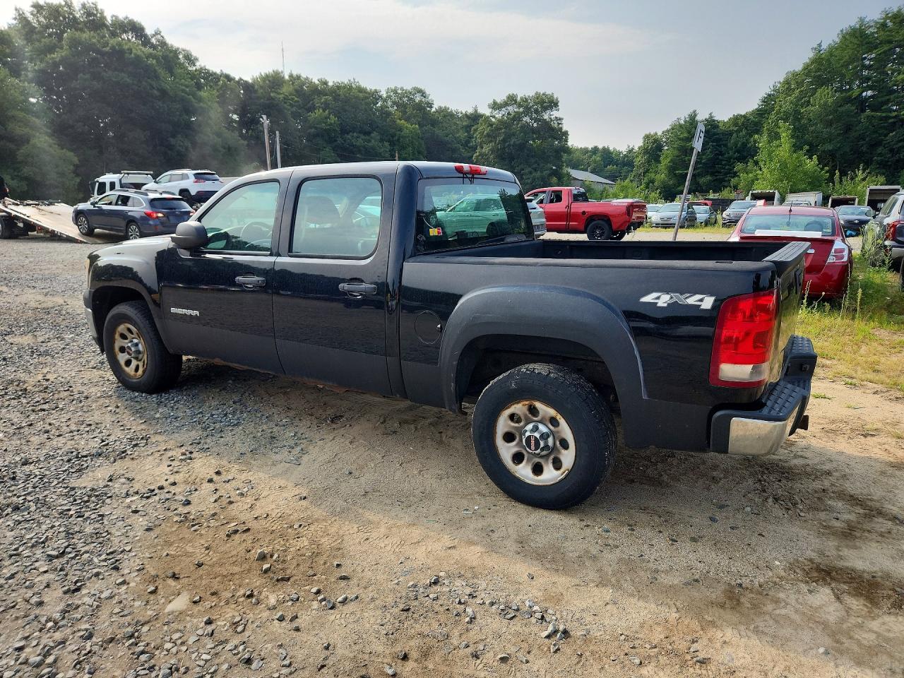2013 Gmc Sierra K1500 Black vin: 3GTP2TE76DG139115