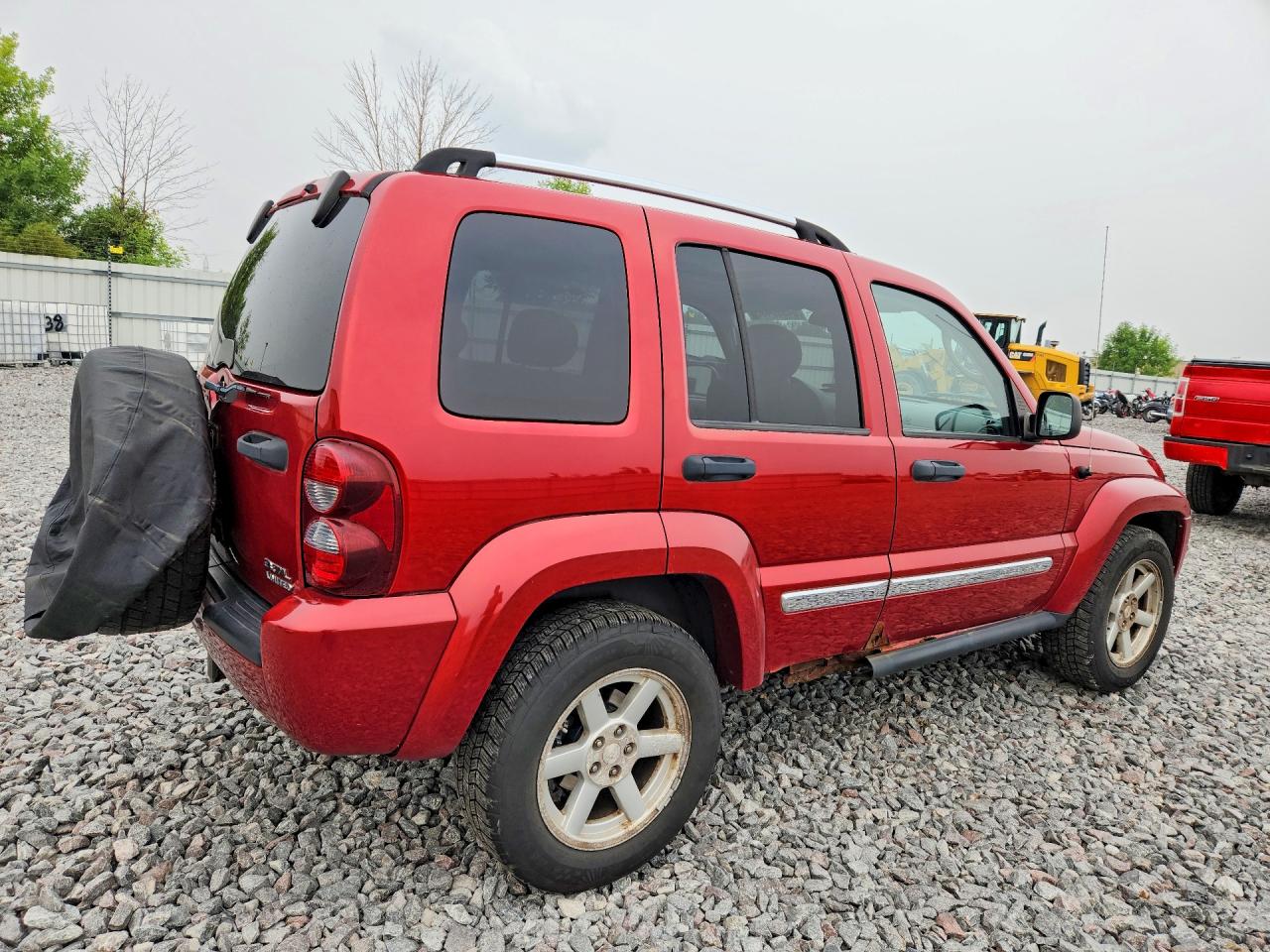 2006 Jeep Liberty Limited Red vin: 1J4GL58K46W286847