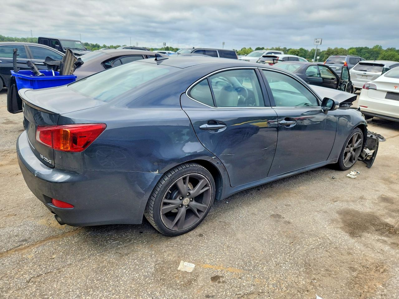 2009 Lexus Is 250 Base Gray vin: JTHBK262395098186
