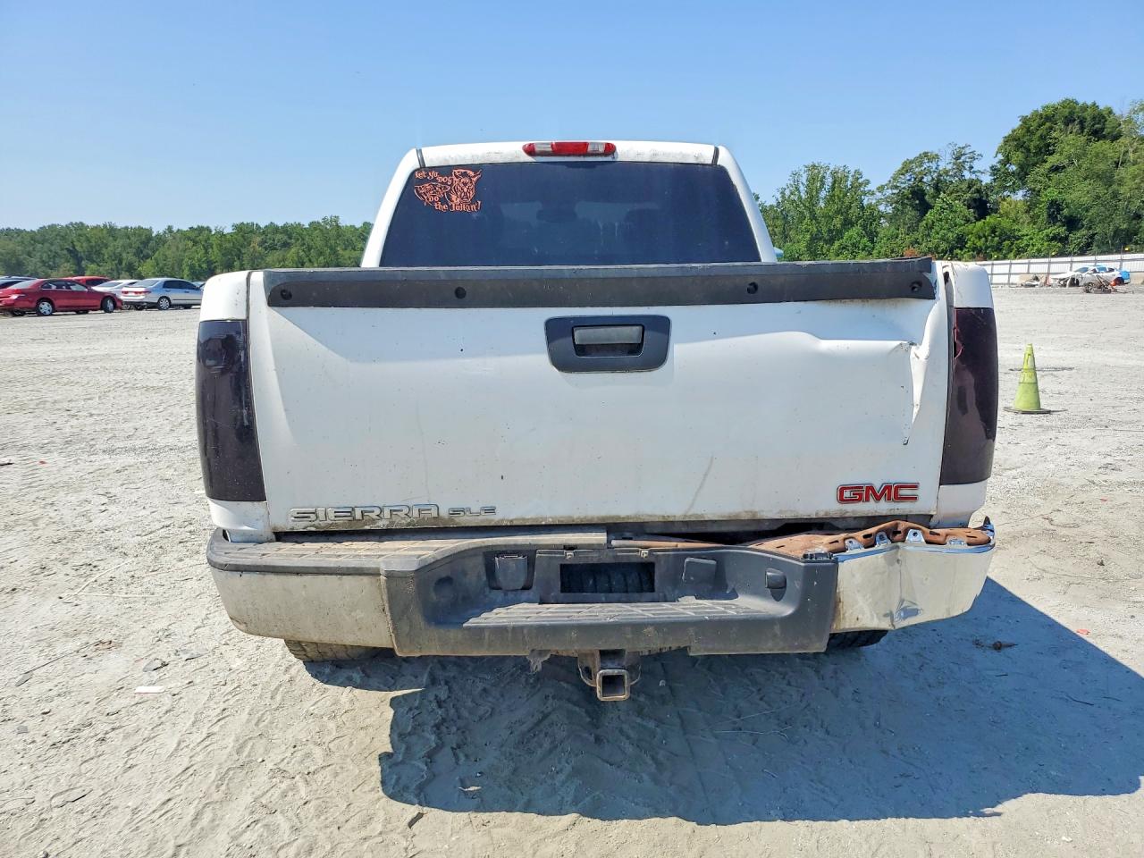 2011 Gmc Sierra K1500 Sle White vin: 3GTP2VE34BG103431