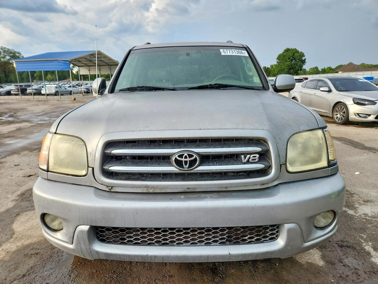2002 Toyota Sequoia Limited Gray vin: 5TDZT38A02S137078