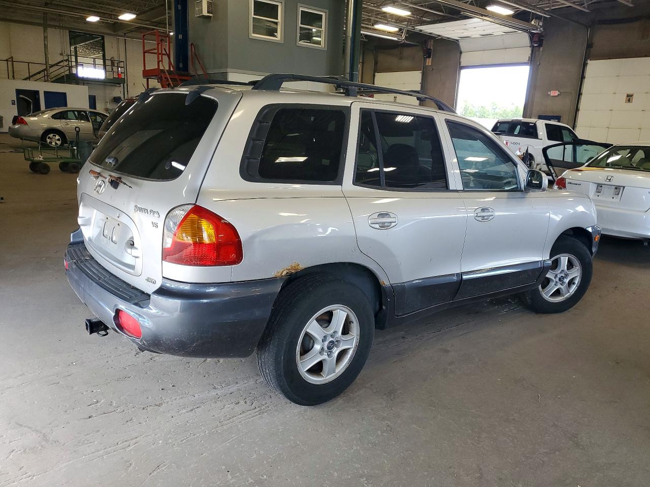 2003 Hyundai Santa Fe Gls Серебряный vin: KM8SC73D43U455093
