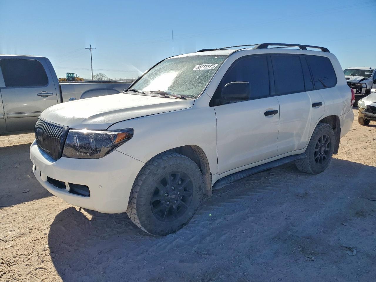 2008 Toyota Land Cruiser Белый vin: JTMHY05JX85001345