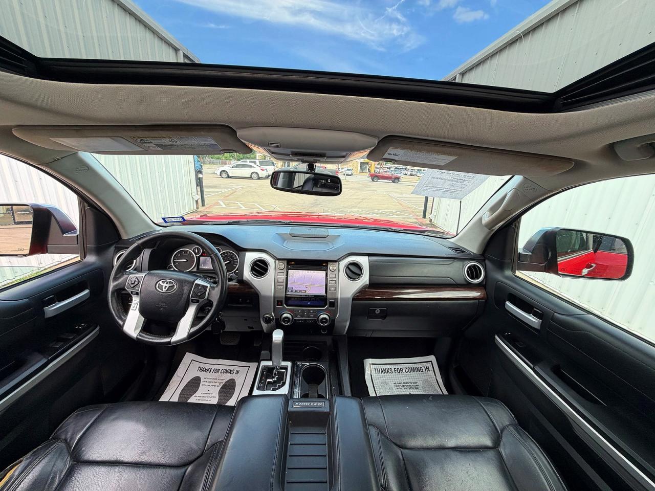 2015 Toyota Tundra Crewmax Limited Red vin: 5TFHW5F14FX468750