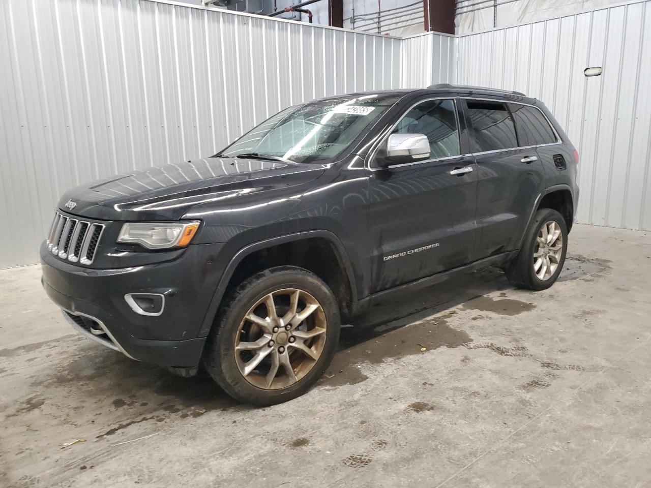 2014 Jeep Grand Cherokee Overland Черный vin: 1C4RJFCG5EC183272