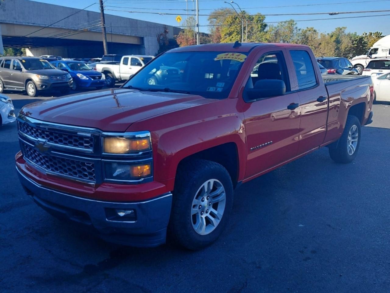 2014 Chevrolet Silverado K1500 Lt Red vin: 1GCVKREC8EZ212364