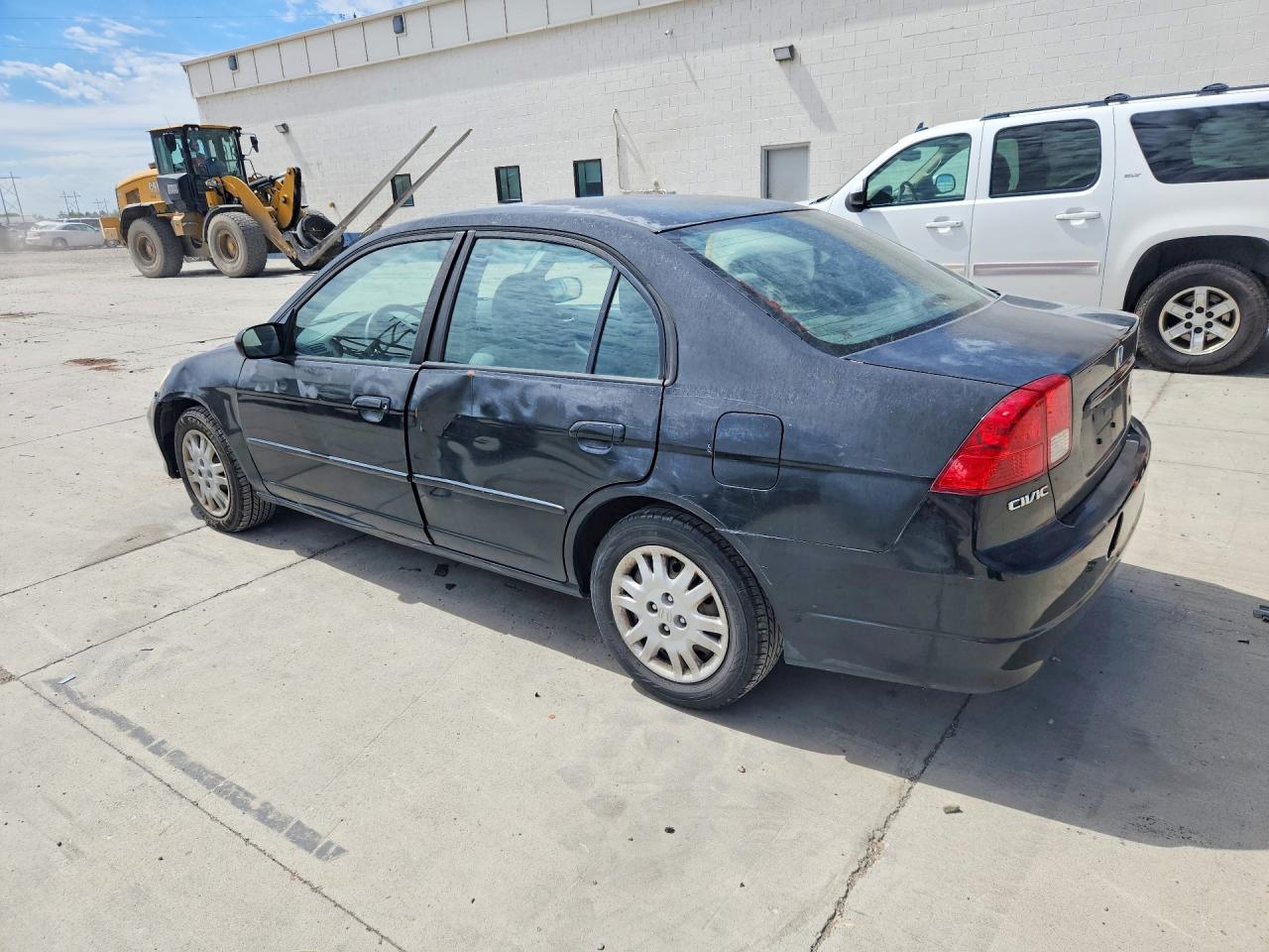 2005 Honda Civic Lx Black vin: 2HGES16505H520258