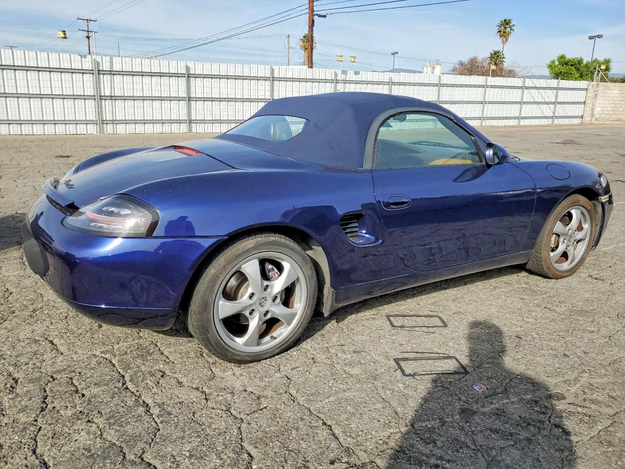 2001 Porsche Boxster Blue vin: WP0CA29831S620183
