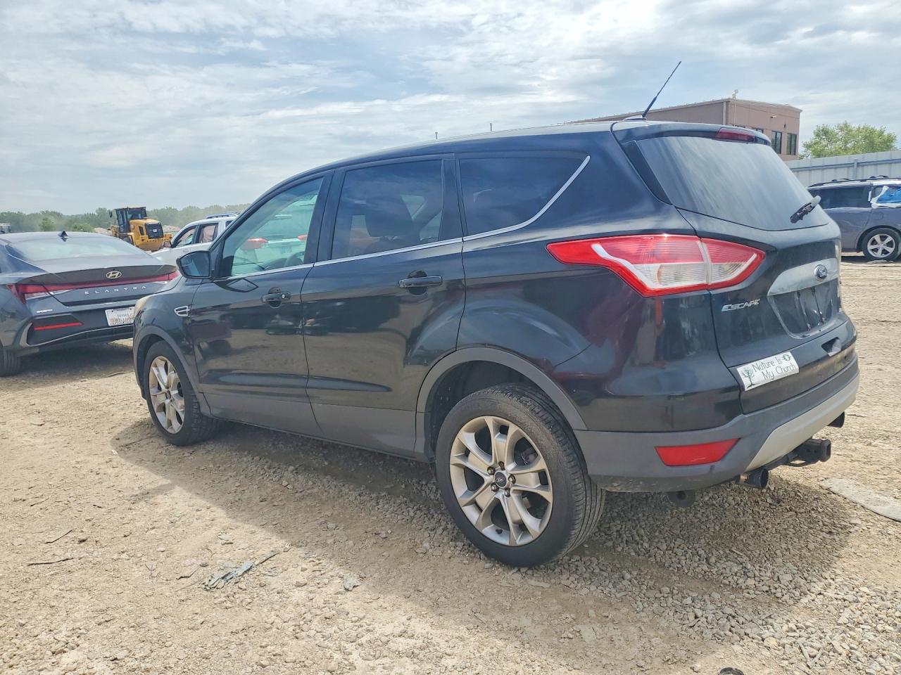 2013 Ford Escape Sel Black vin: 1FMCU9H91DUA72764