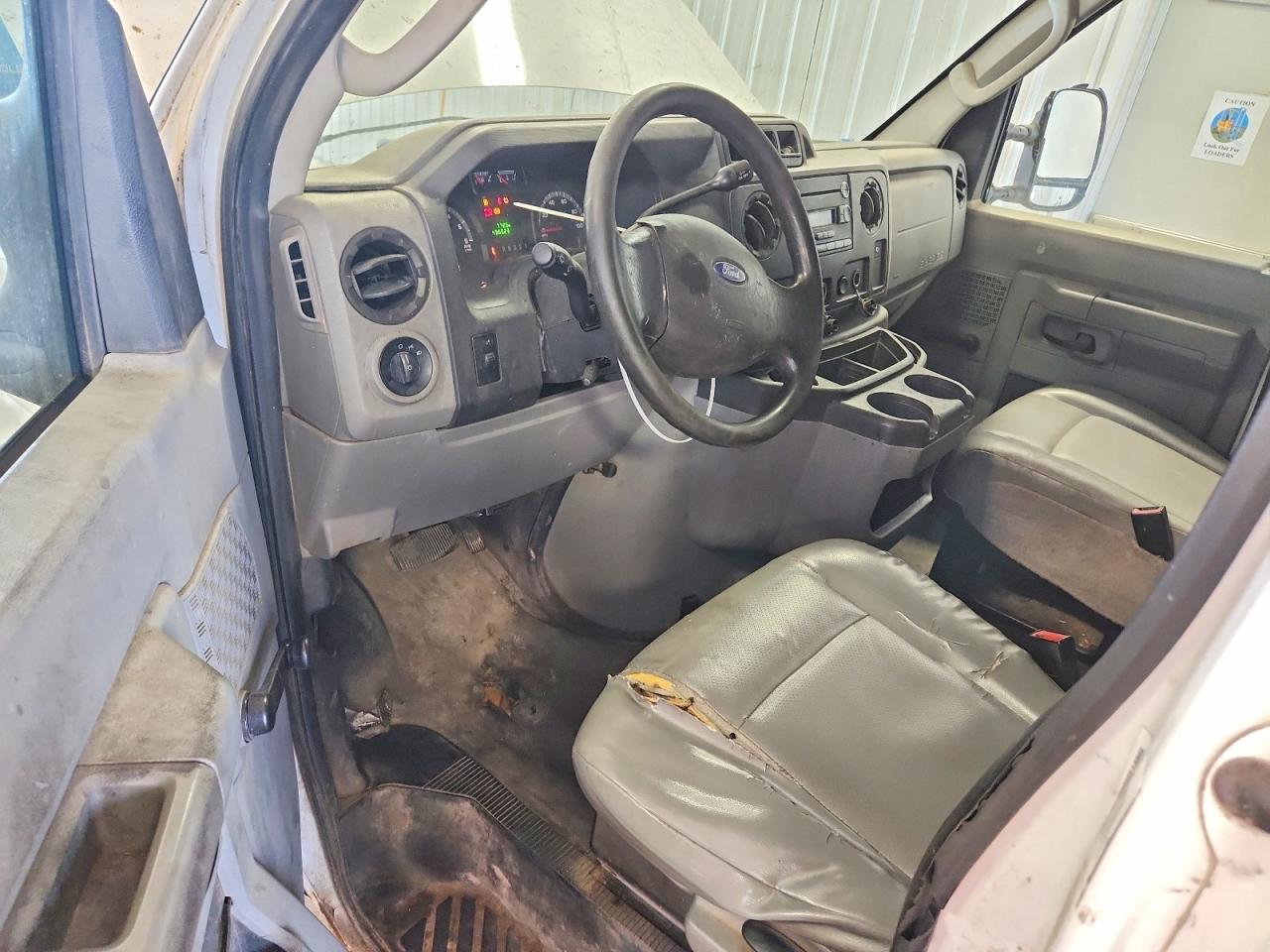 2013 Ford Econoline E350 Super Duty Van White vin: 1FTSS3EL1DDA70144