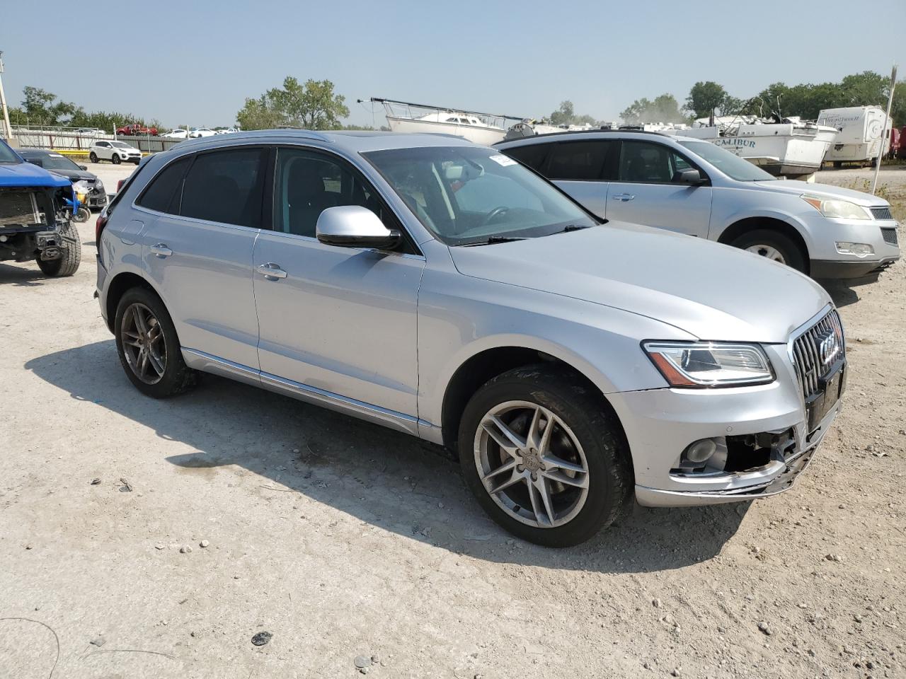 2016 Audi Q5 Premium Plus Silver vin: WA1L2AFP1GA049093