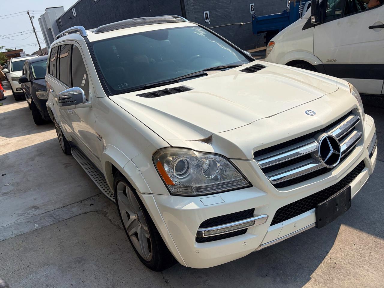 2012 Mercedes-benz Gl 350 Bluetec White vin: 4JGBF2FEXCA780458