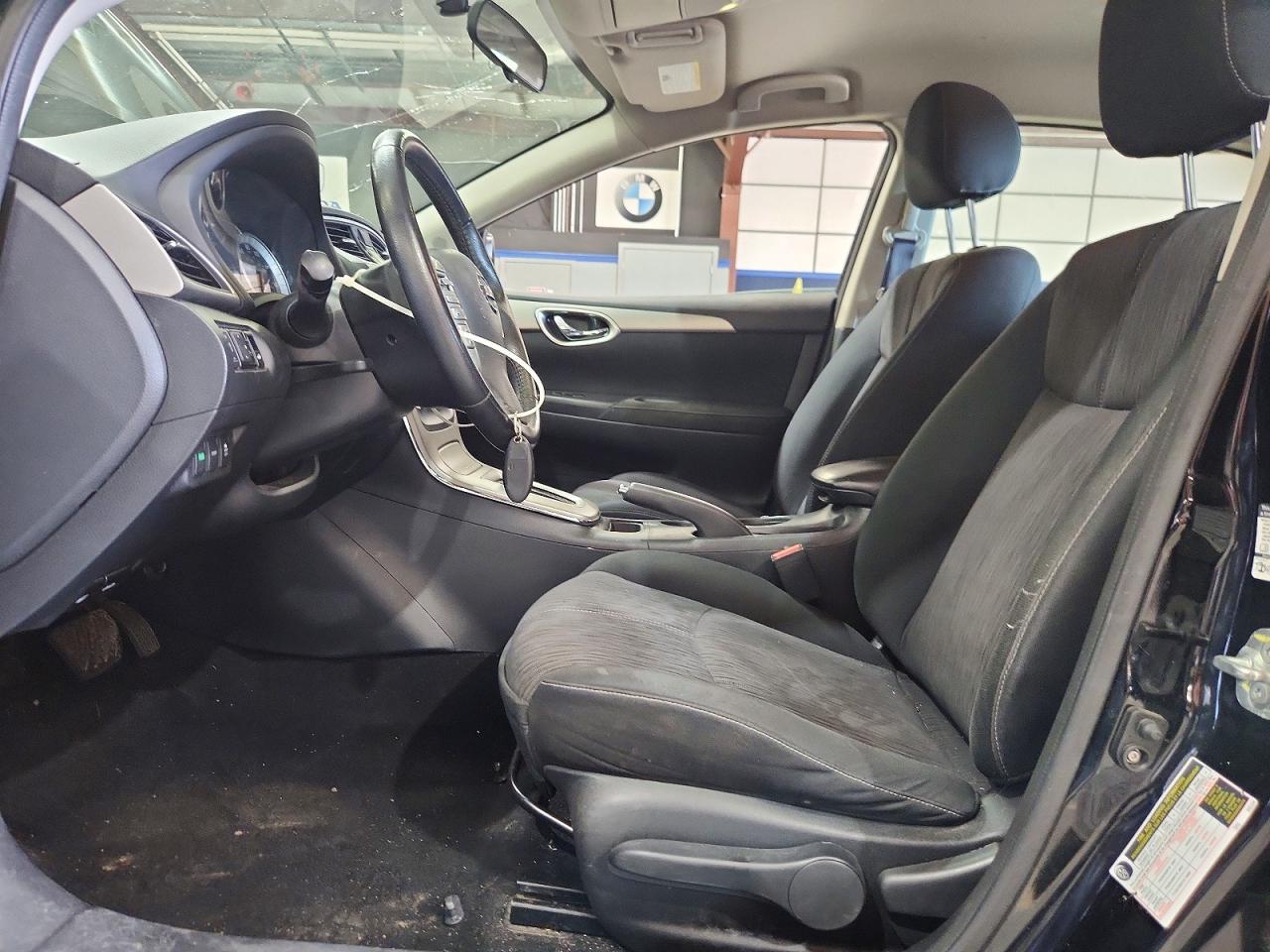 2015 Nissan Sentra Sv Black vin: 3N1AB7APXFL673962