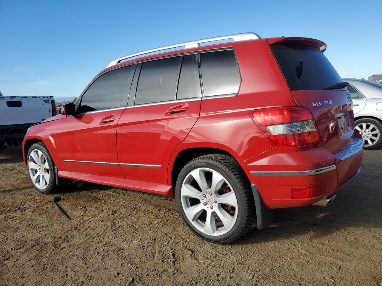 2010 Mercedes-benz Glk 350 4matic Red vin: WDCGG8HB3AF459319