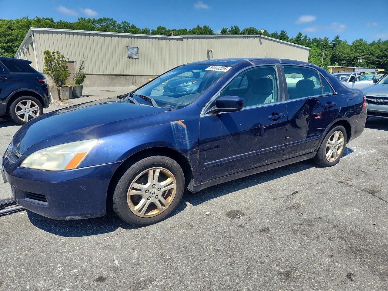 2006 Honda Accord Se Blue vin: 1HGCM56316A173790