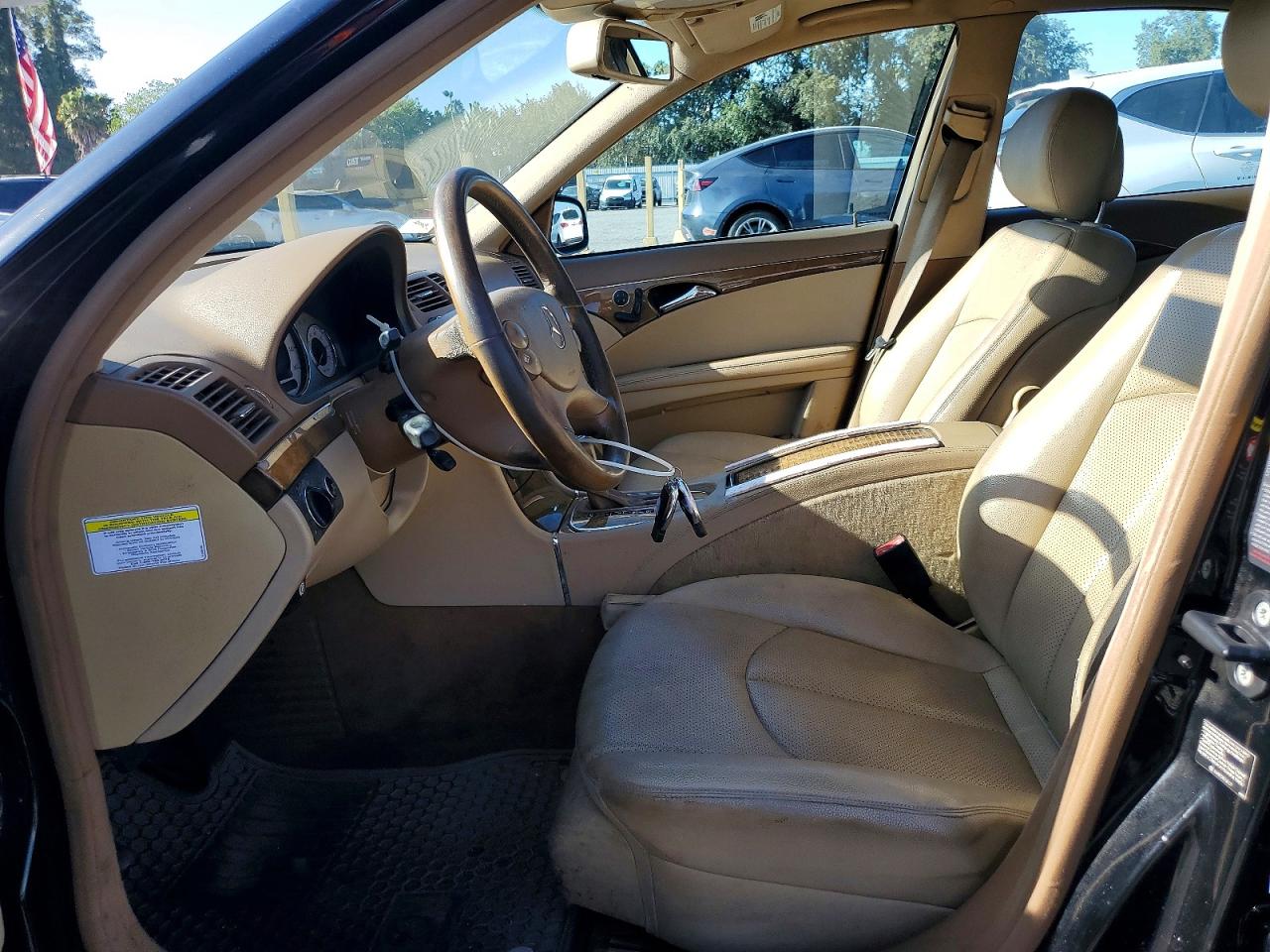 2007 Mercedes-benz E 350 Black vin: WDBUF56X67B001085
