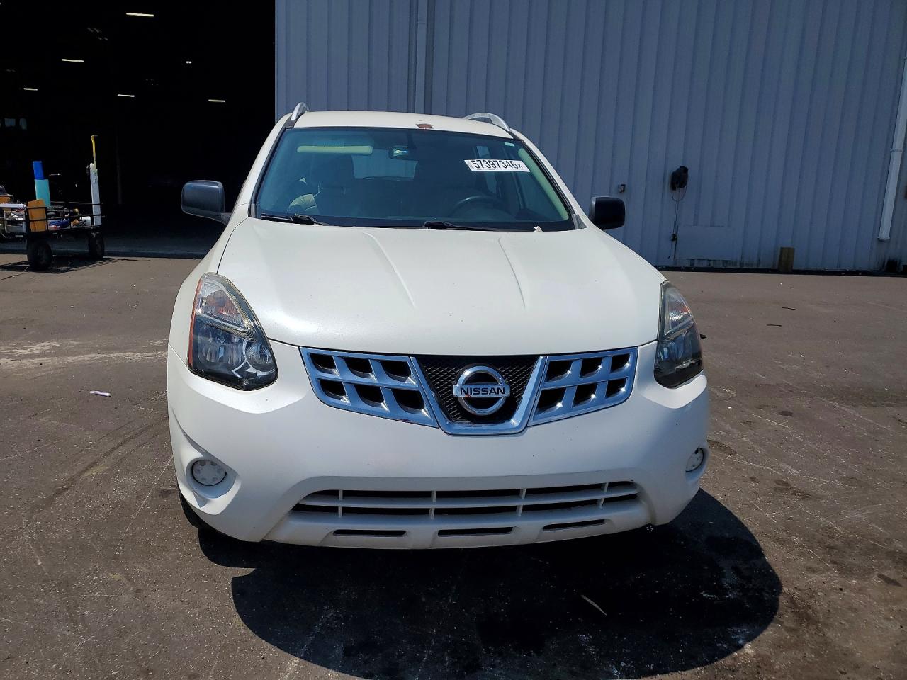 2015 Nissan Rogue Select S Белый vin: JN8AS5MT5FW650291