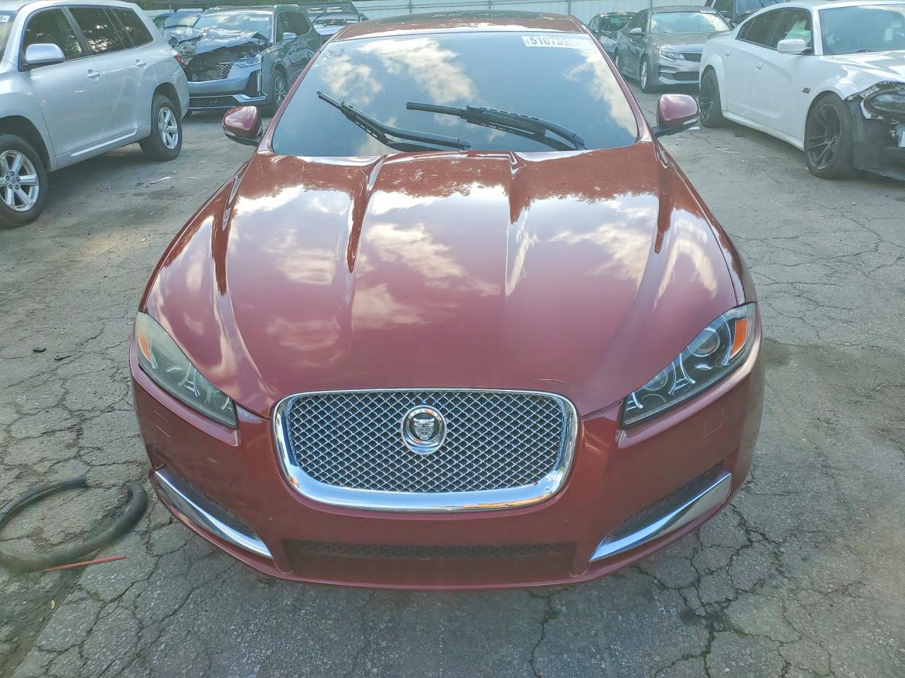 2012 Jaguar Xf Portfolio Red vin: SAJWA0HBXCLS43400
