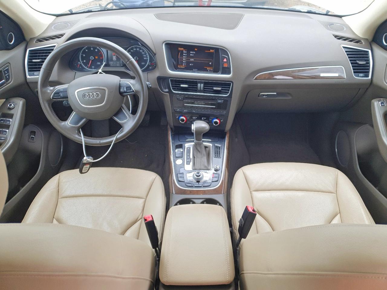 2015 Audi Q5 Premium Plus White vin: WA1LFAFP2FA026991