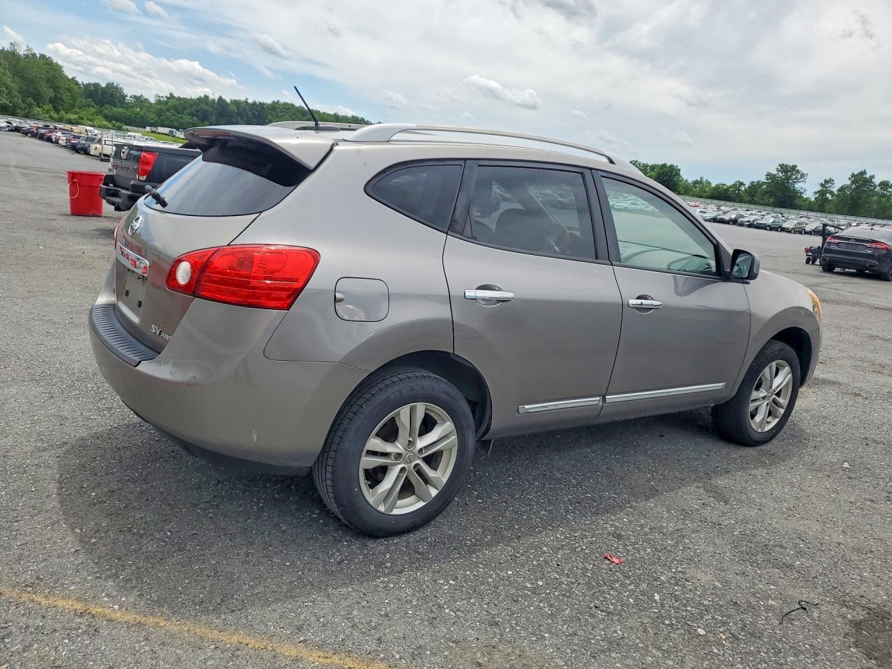 2013 Nissan Rogue S Gray vin: JN8AS5MV5DW632274
