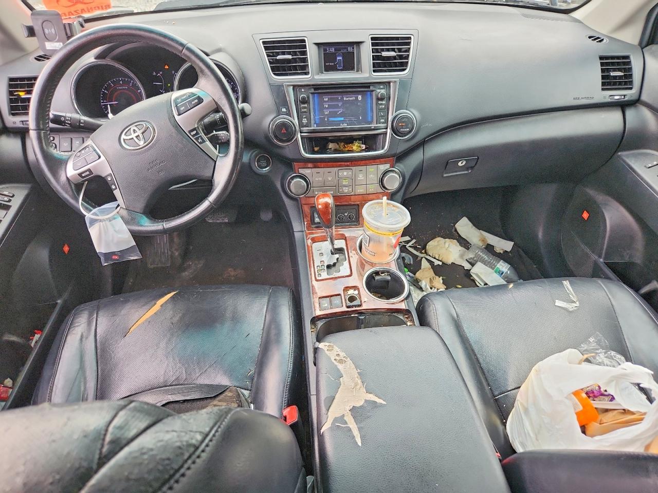 2013 Toyota Highlander Limited Blue vin: 5TDDK3EHXDS229171