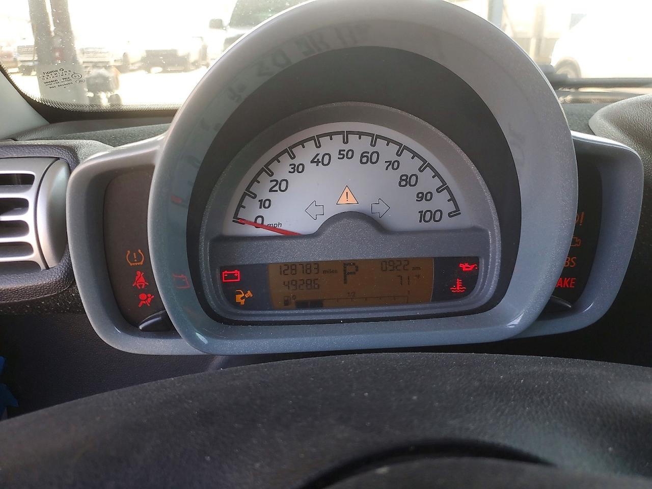 2009 Smart Fortwo Pure Black vin: WMEEJ31X79K273021