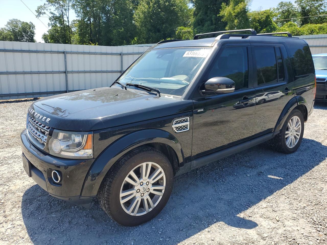 2014 Land Rover Lr4 Hse Luxury Black vin: SALAK2V62EA705819