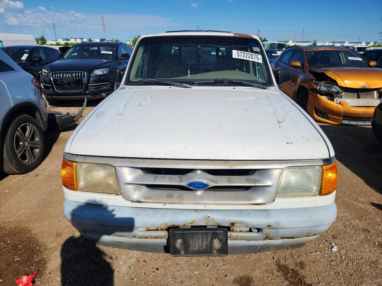 1997 Ford Ranger White vin: 1FTCR10A5VUC39836