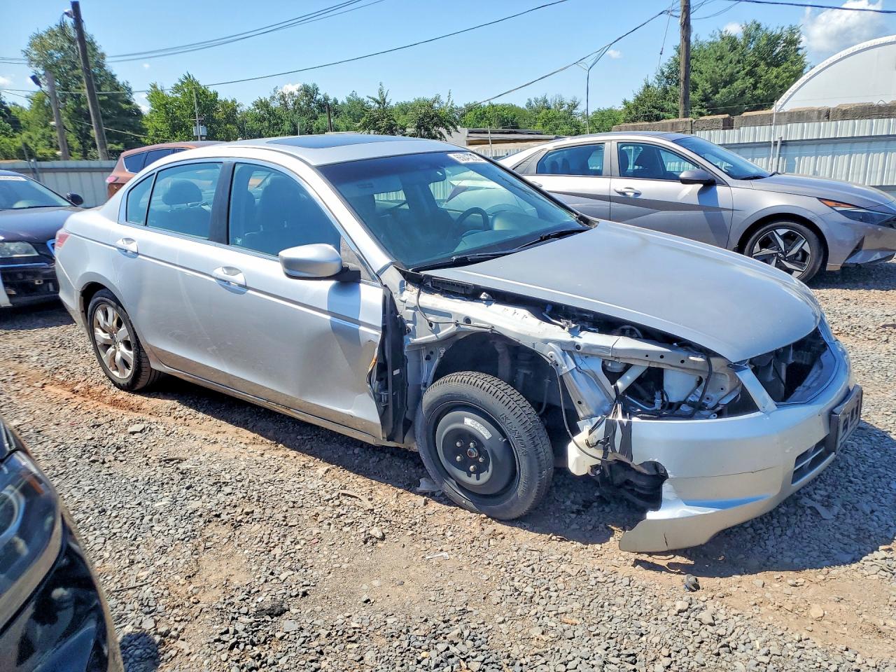 2008 Honda Accord Exl Silver vin: 1HGCP26898A014259