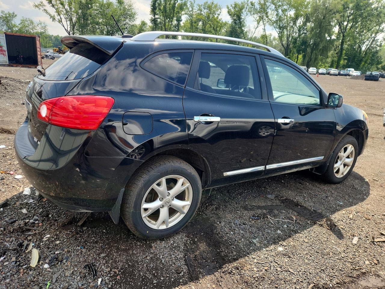2011 Nissan Rogue S Черный vin: JN8AS5MV1BW668735