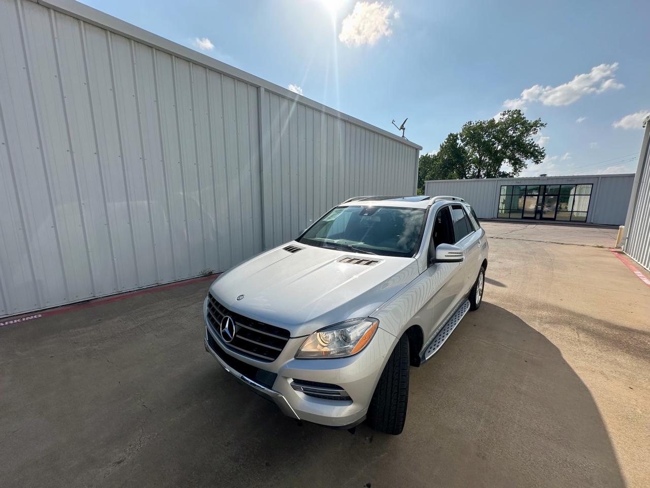 2013 Mercedes-benz Ml 350   Silver vin: 4JGDA5JB0DA215966