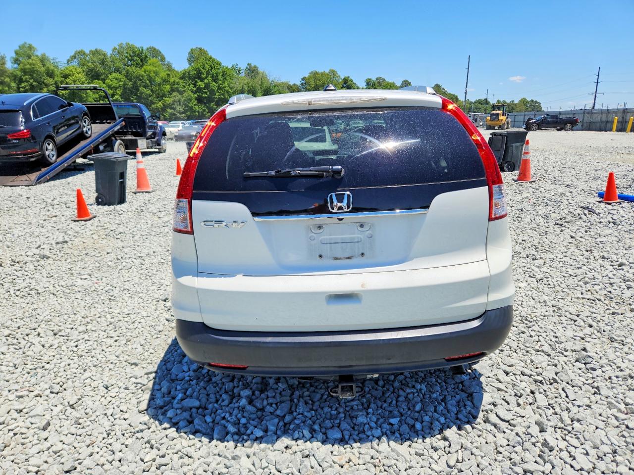 2013 Honda Cr-v Exl White vin: 5J6RM3H7XDL016820